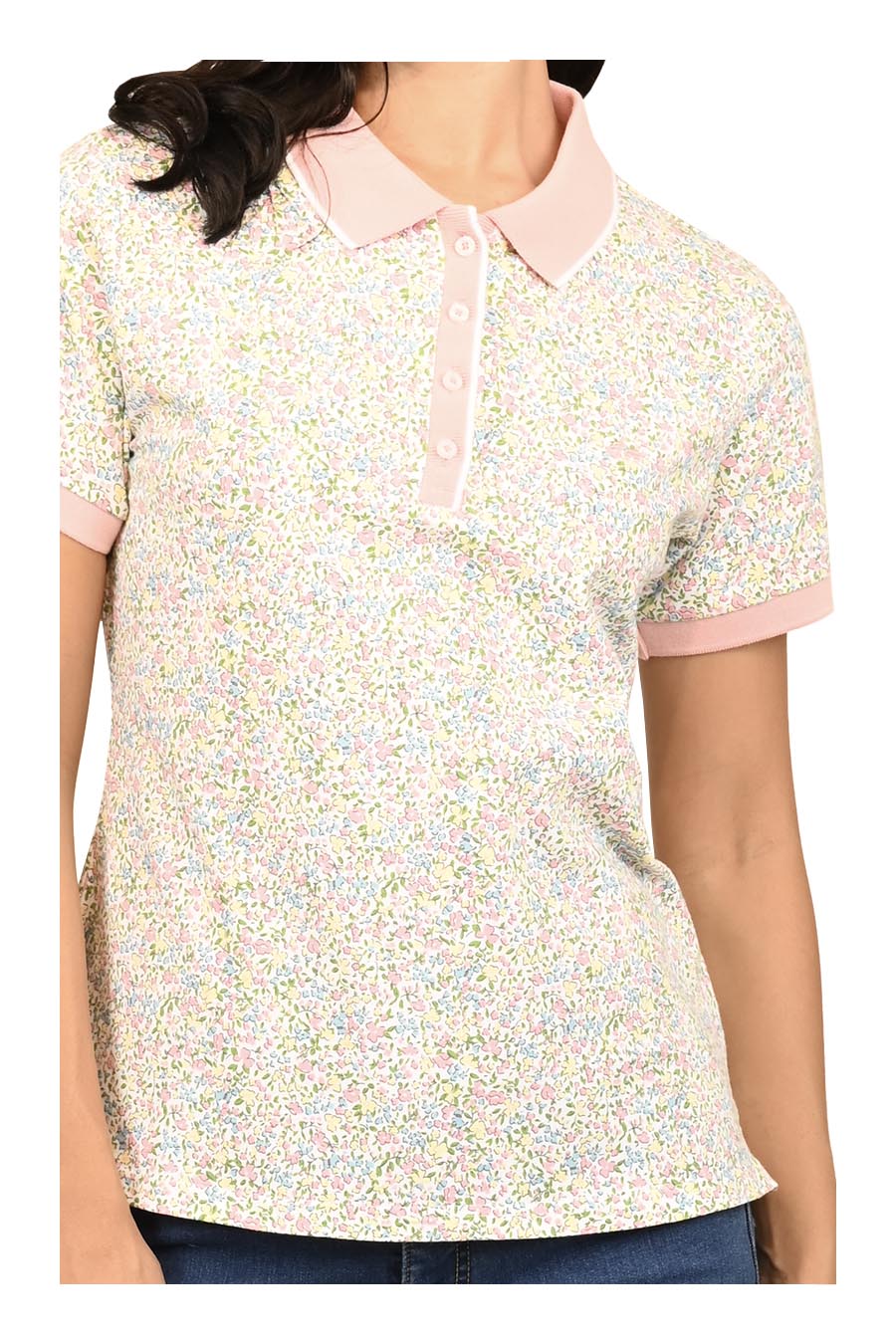 Polo Almond manga corta