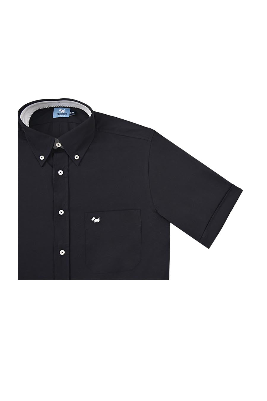 Camisa Oxford manga corta