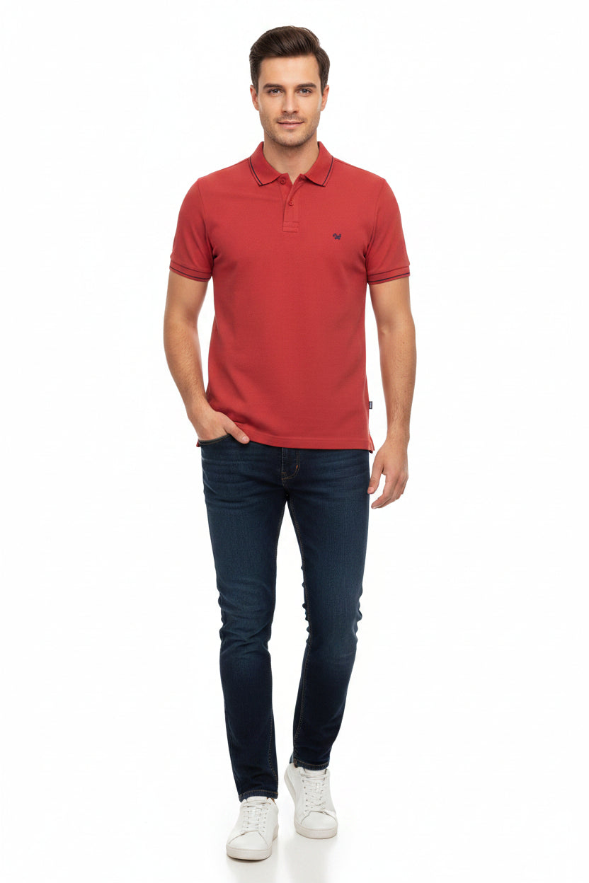 Polo Laudat manga corta