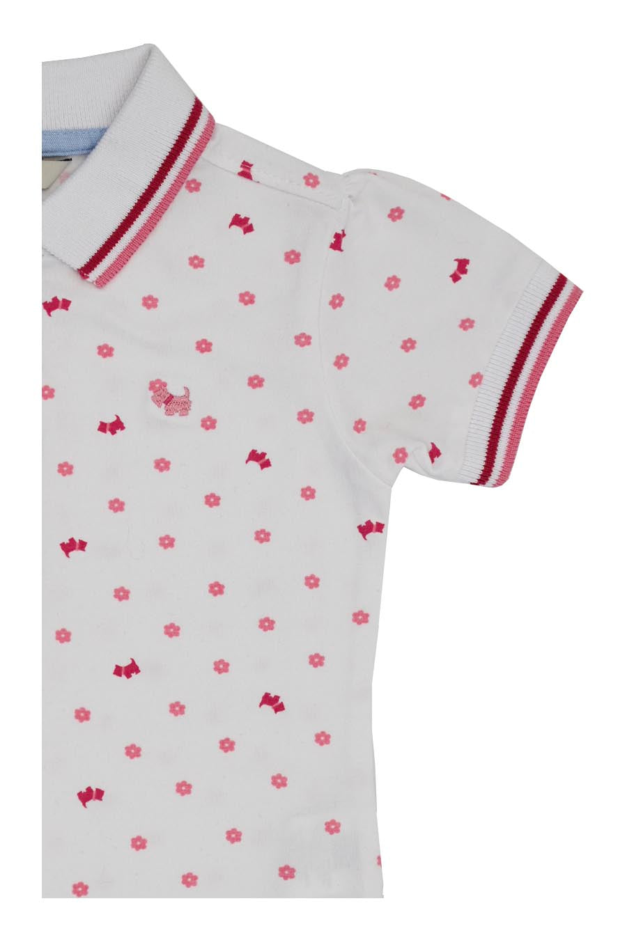 Polo Floral manga corta
