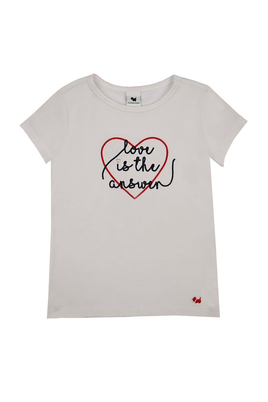 Playera Love manga corta