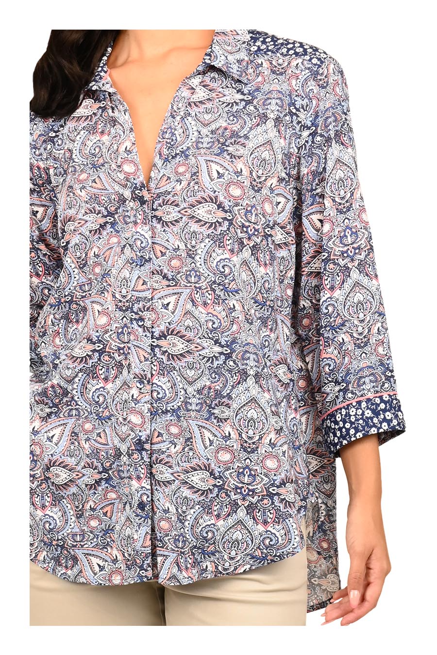 Blusa Hilda Manga 3/4