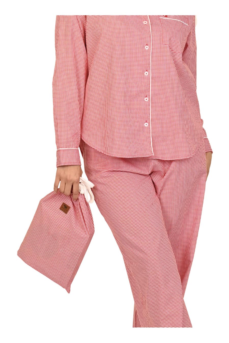 Conjunto Pijama Teddy con bolsa