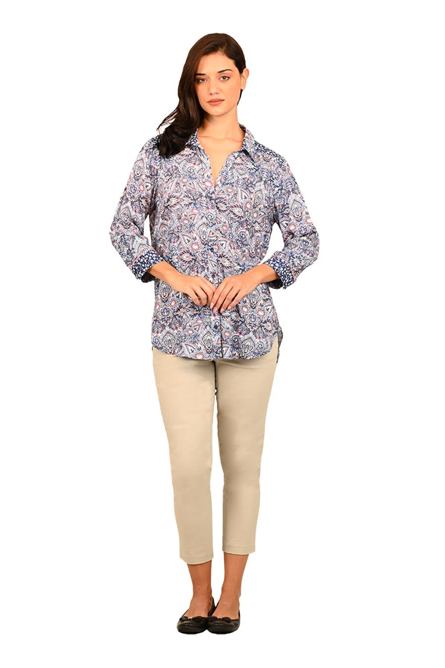 Blusa Hilda Manga 3/4