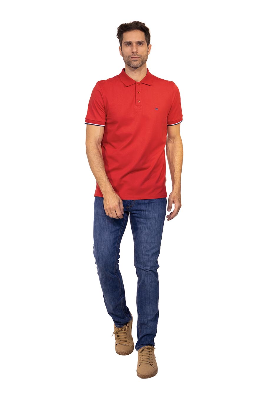 Polo Jalna manga corta
