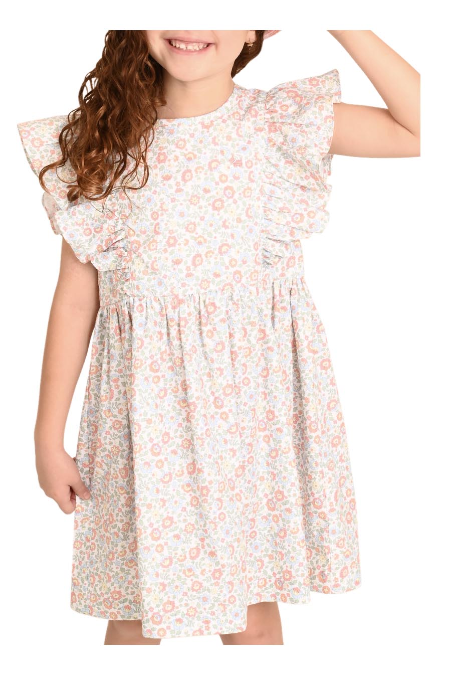 Vestido Sunrise manga corta