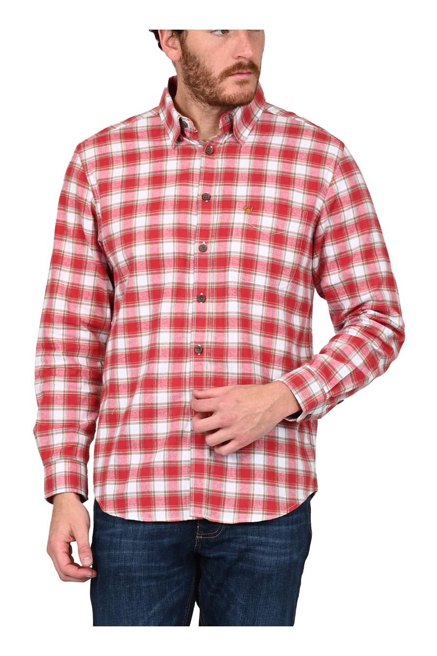Camisa Gavina Manga Larga