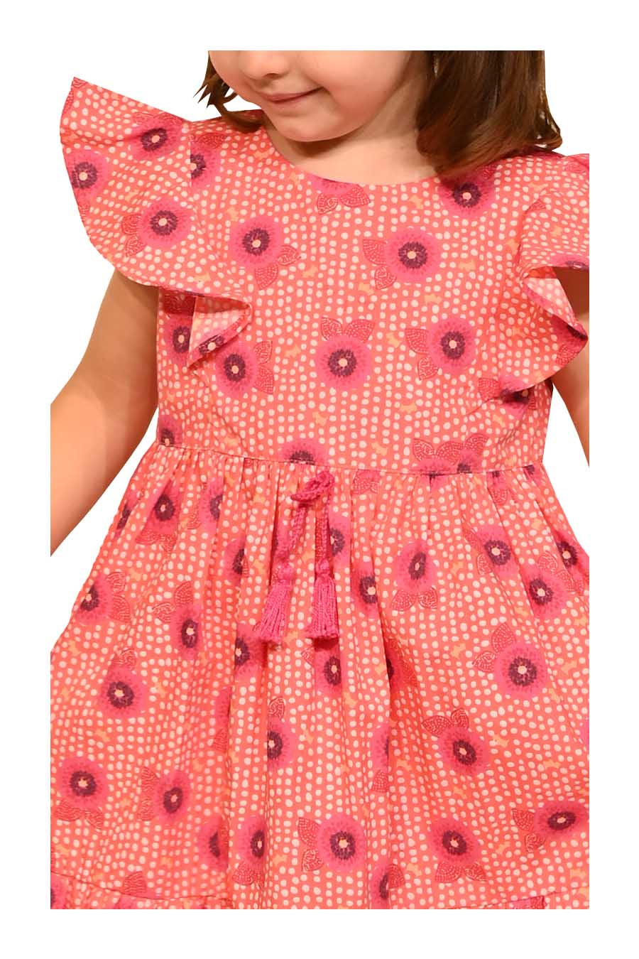 Vestido Luminna Manga Corta