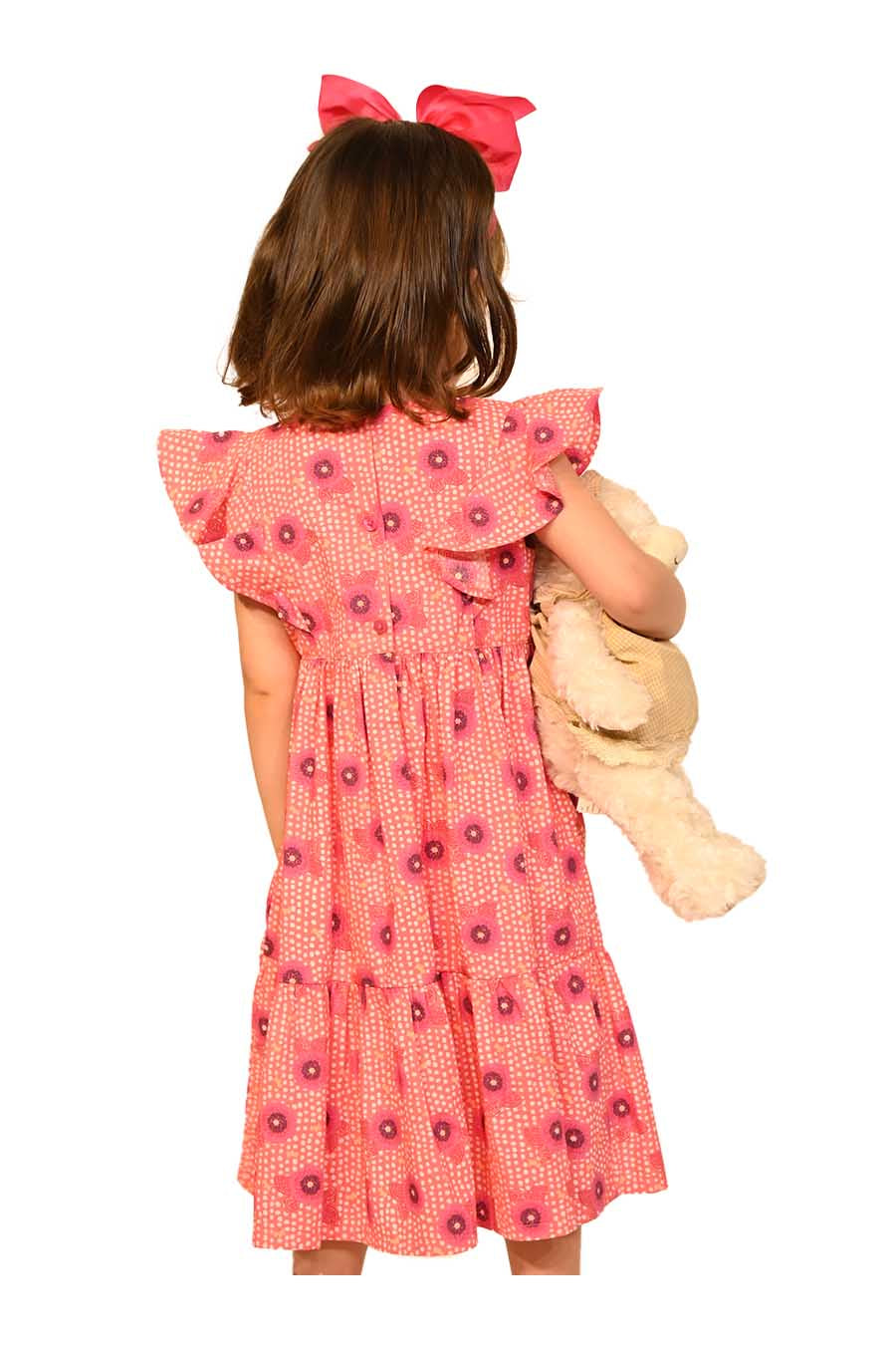 Vestido Luminna Manga Corta