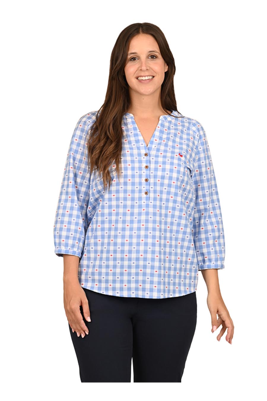 Blusa Olaya manga 3/4