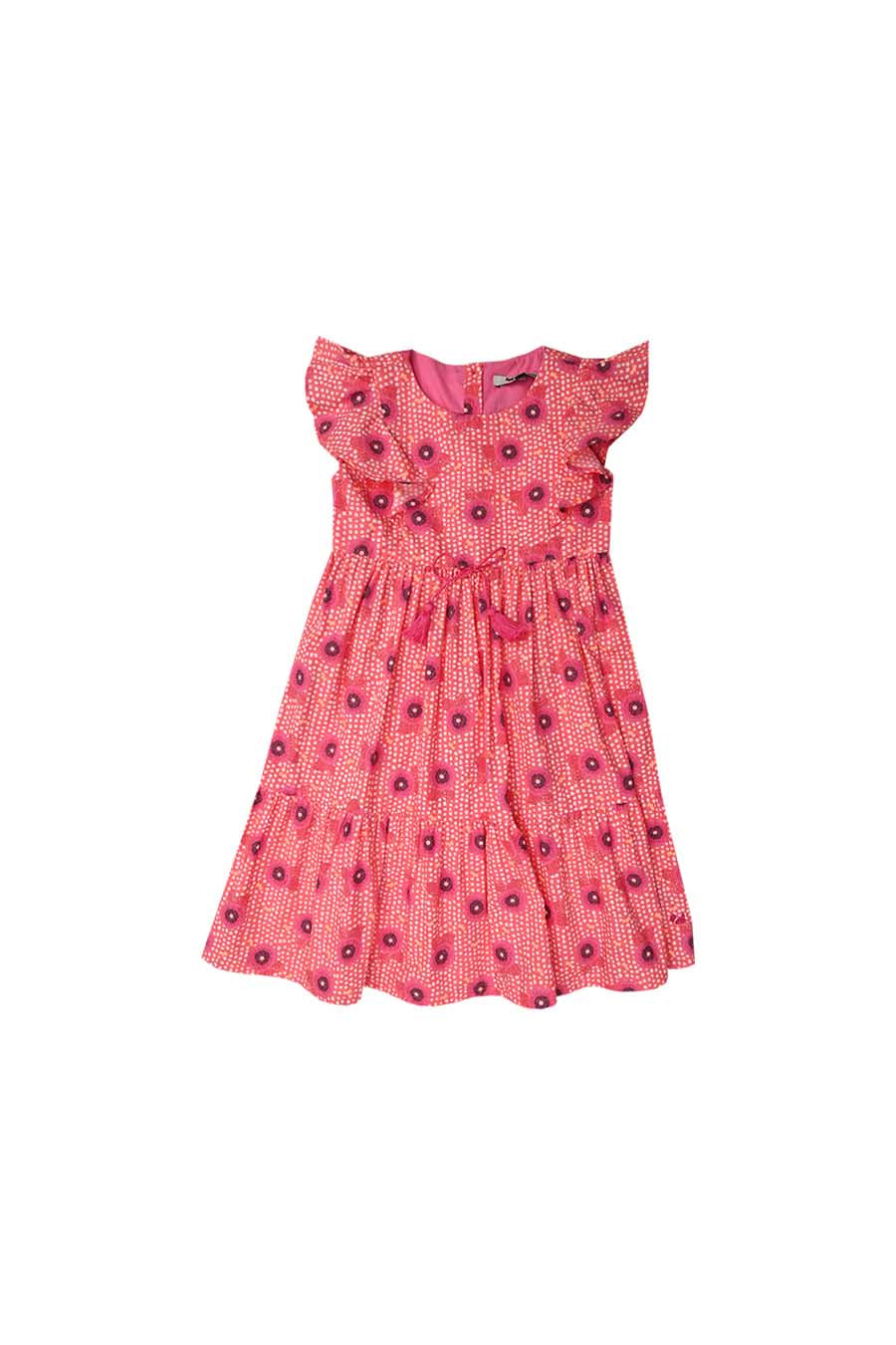 Vestido Luminna Manga Corta