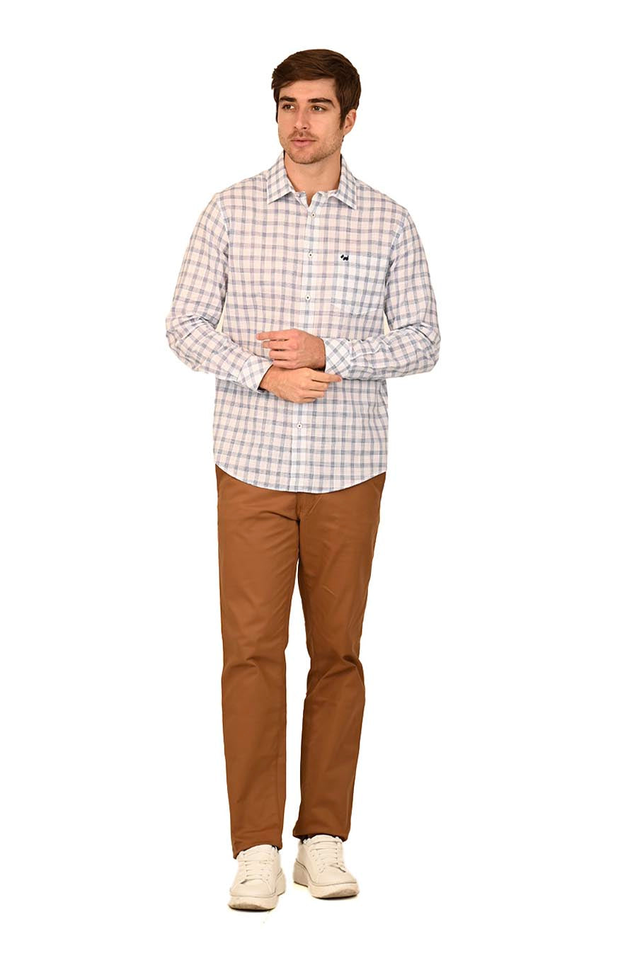 Camisa Balkoe manga larga slimfit