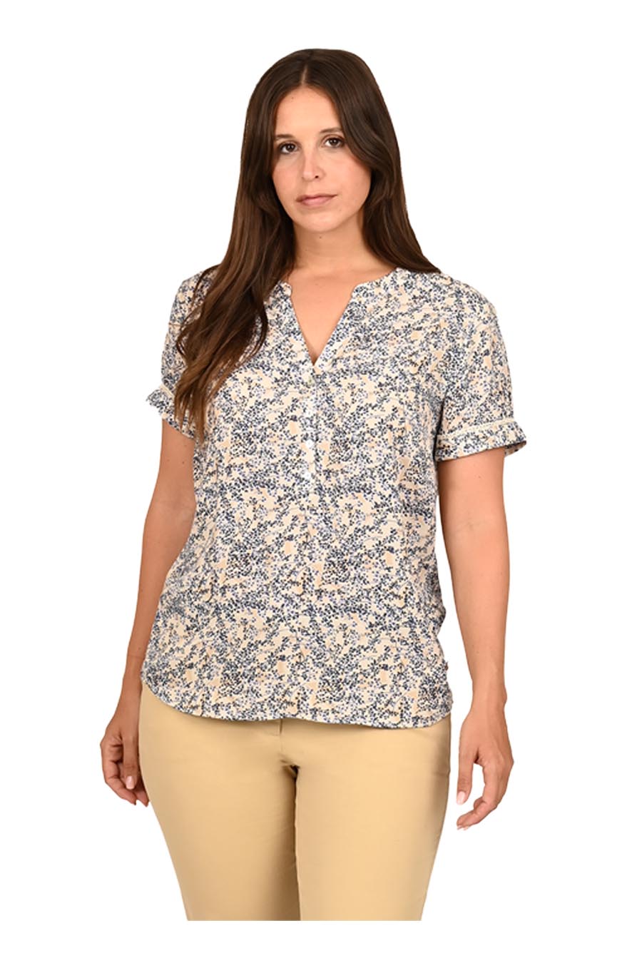 Blusa Mileva manga corta