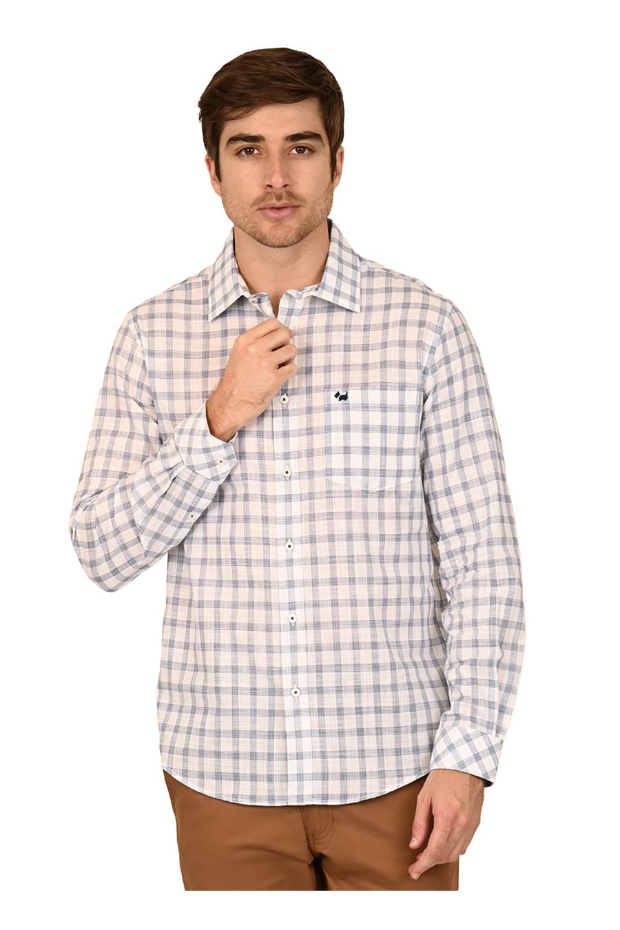 Camisa Balkoe manga larga slimfit