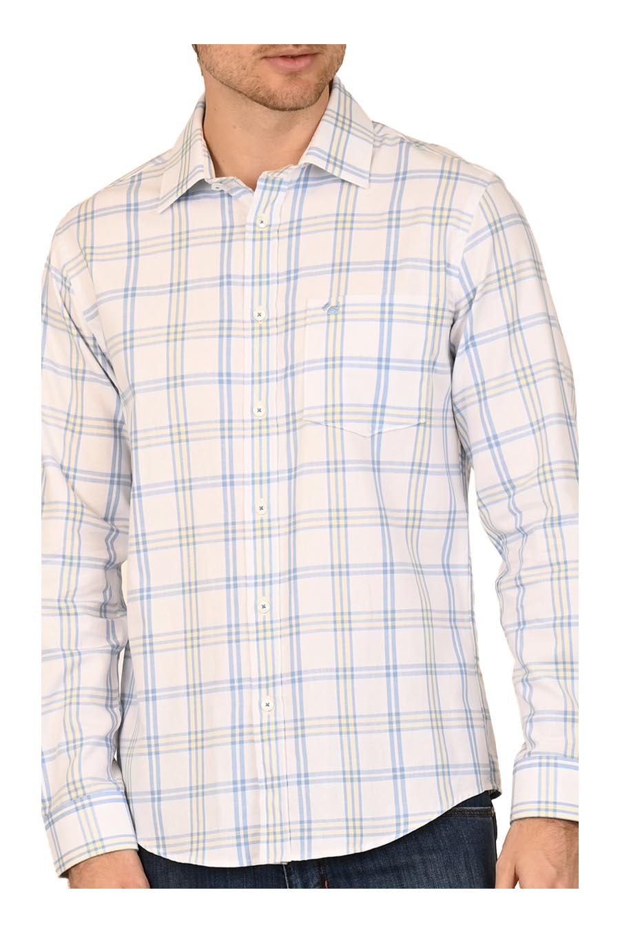 Camisa Itsu manga larga slimfit