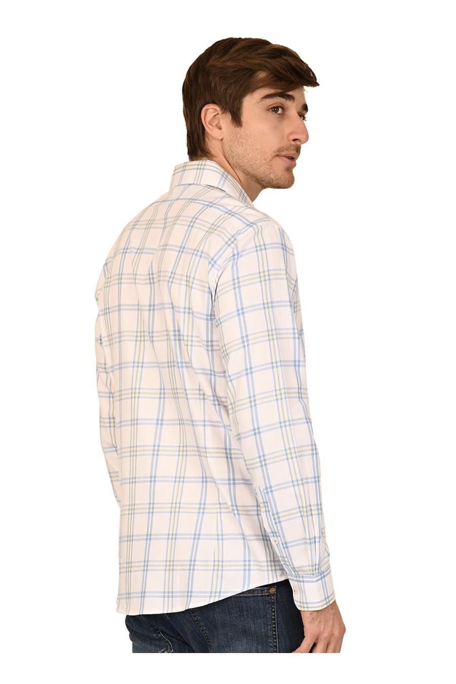 Camisa Itsu manga larga slimfit