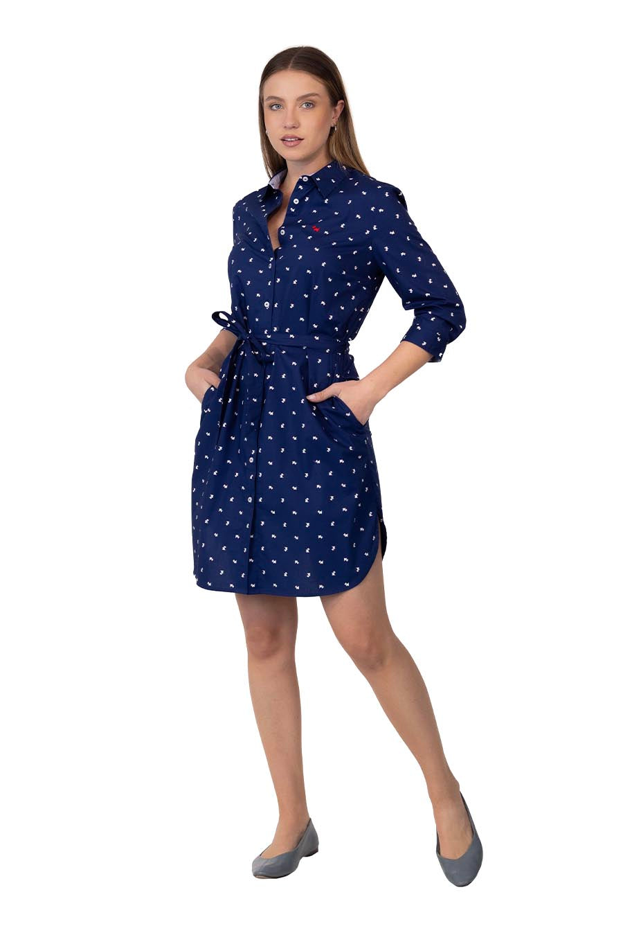 Vestido Cristof manga larga