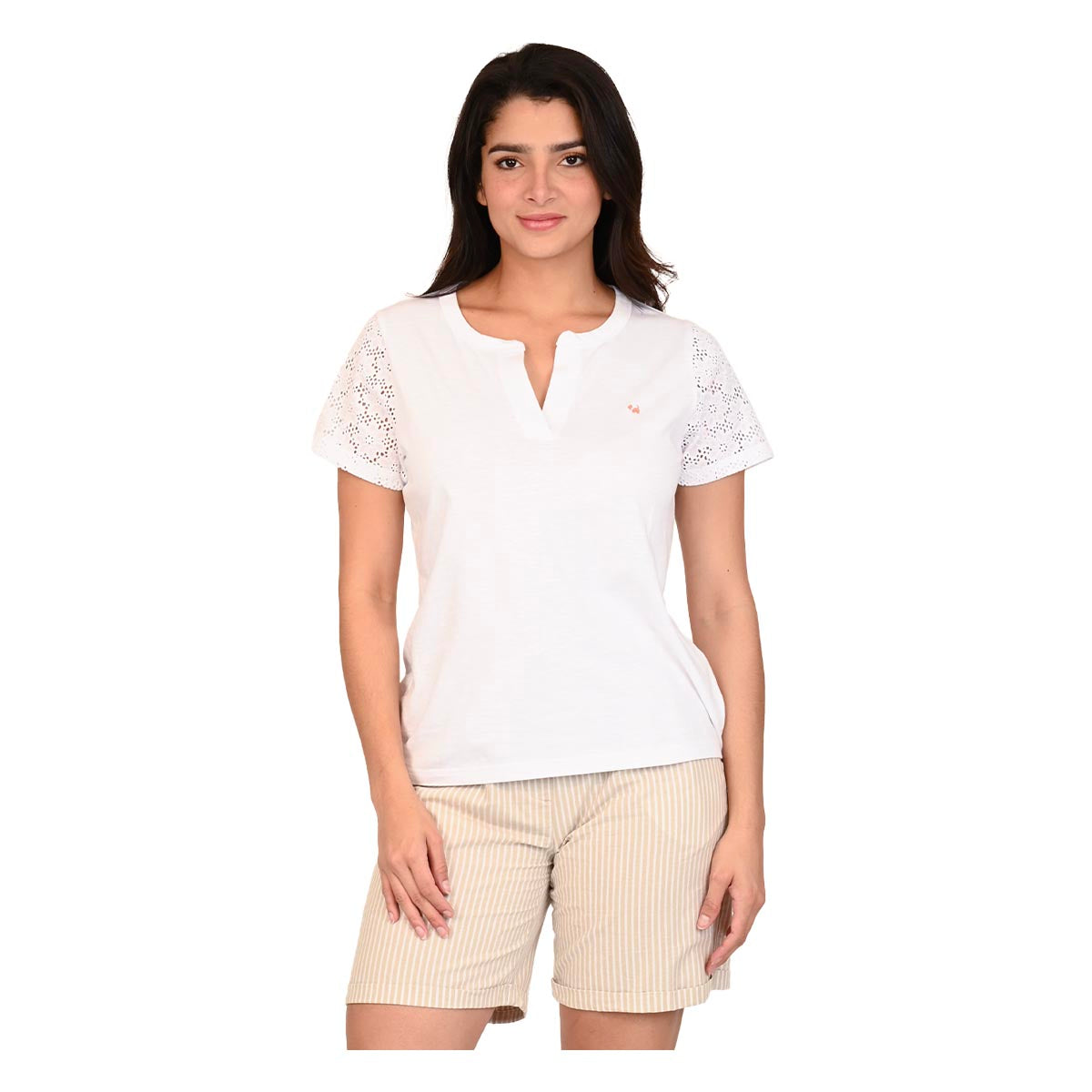 Playera Luisa manga corta