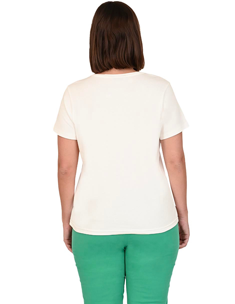 Playera Zenia manga corta