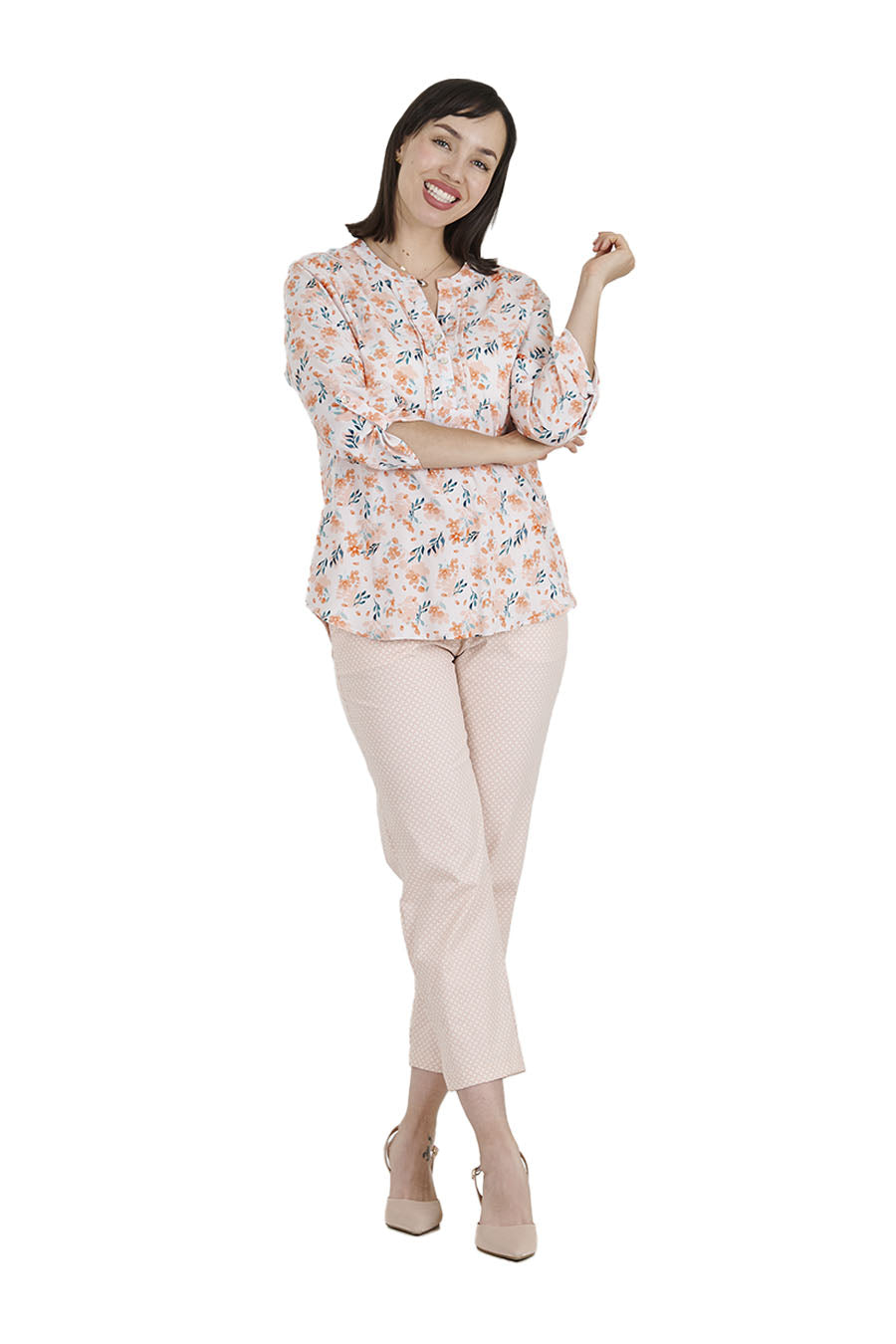 Blusa Mist Manga 3/4