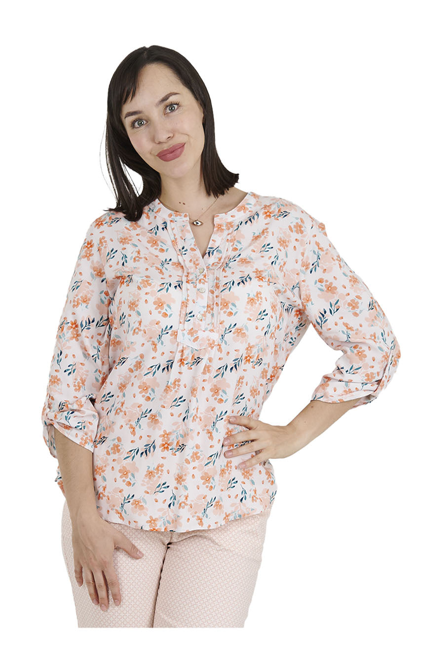 Blusa Mist Manga 3/4