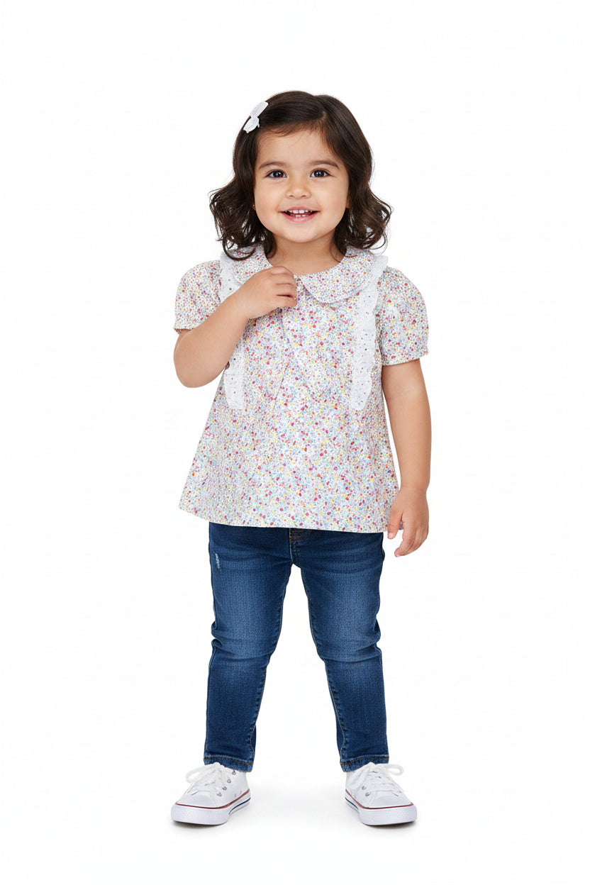 Blusa Ellen Manga Corta