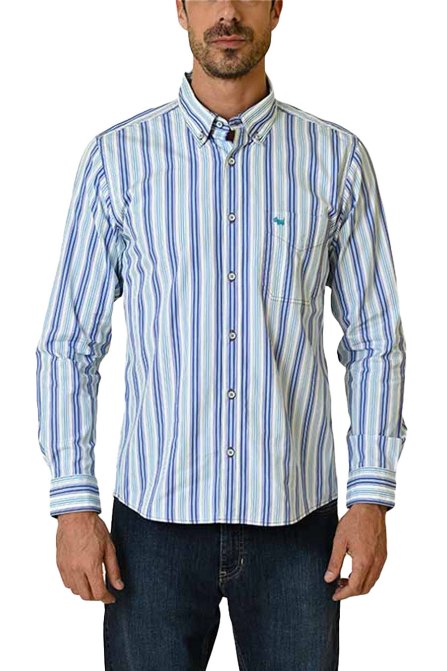 Camisa Carel Manga Larga Talla Extra