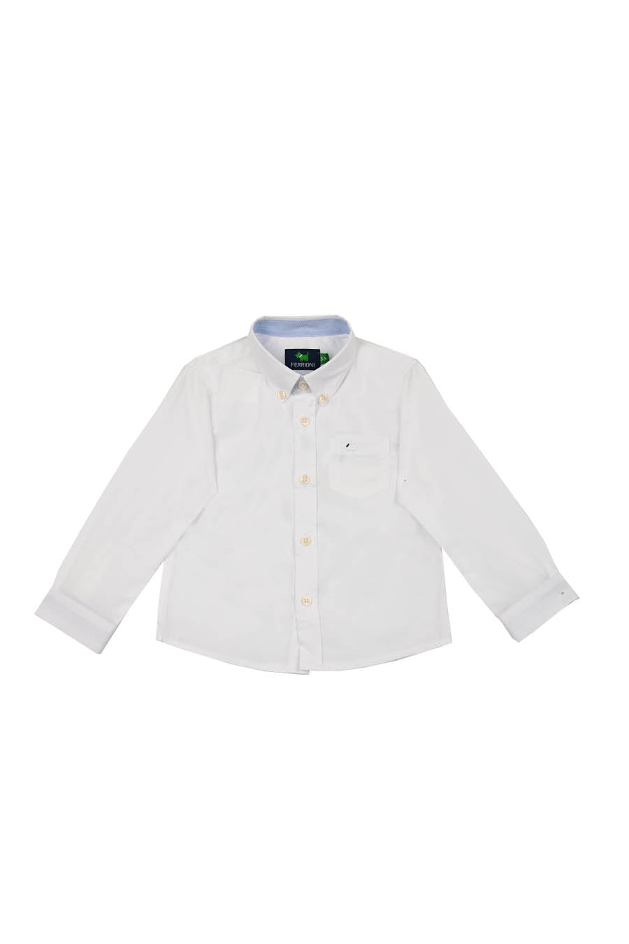 Camisa Fil a Fil Manga Larga