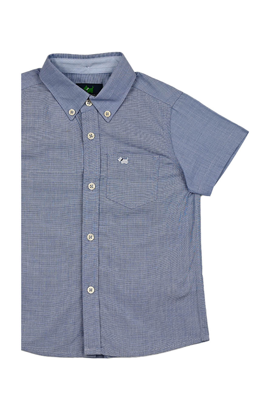 Camisa Fil a Fil Manga Corta