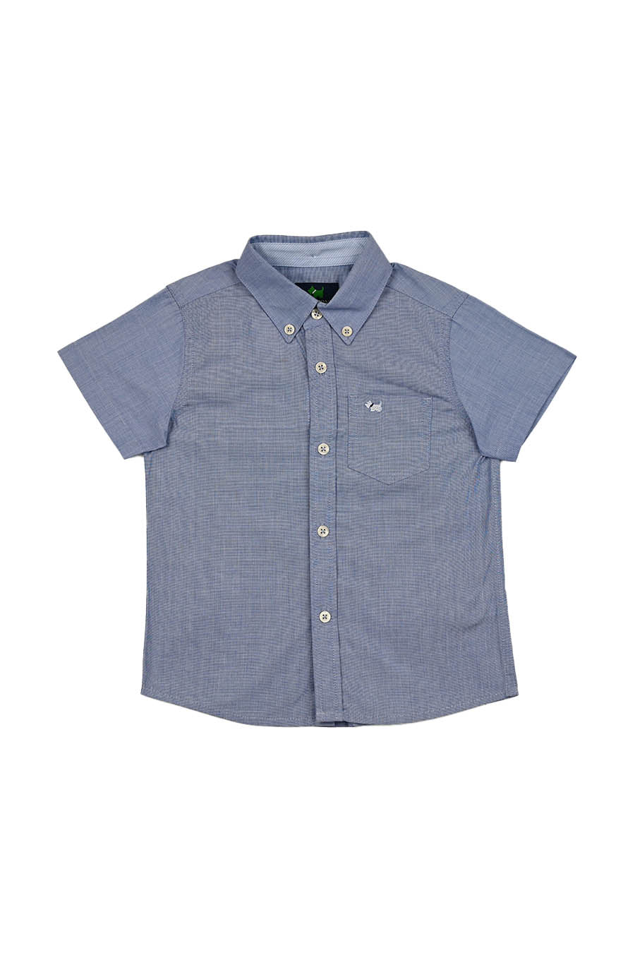 Camisa Fil a Fil Manga Corta