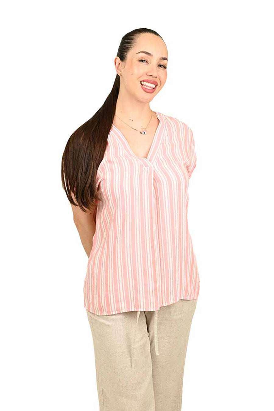 Blusa Rodena Manga Corta