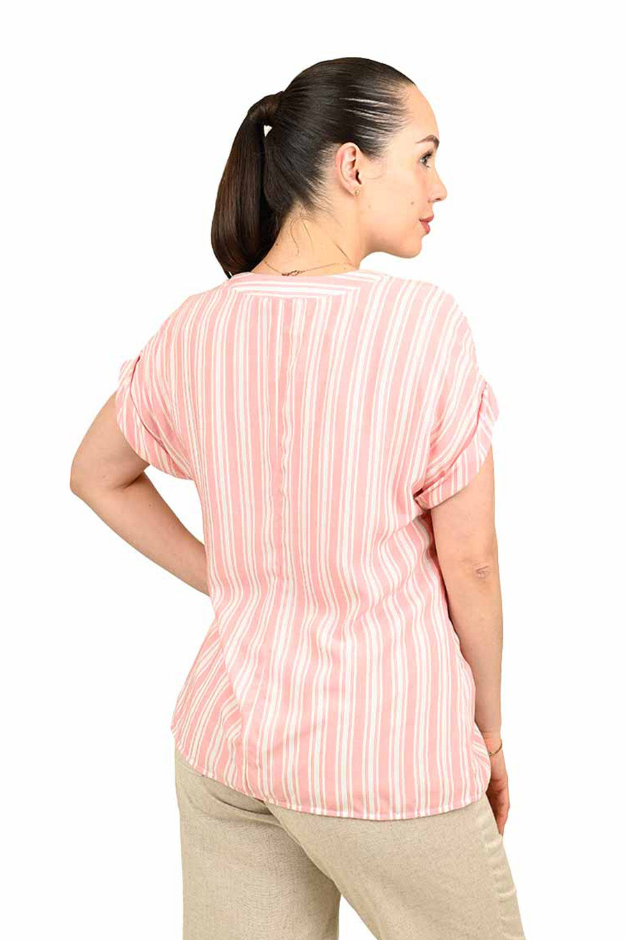 Blusa Rodena Manga Corta