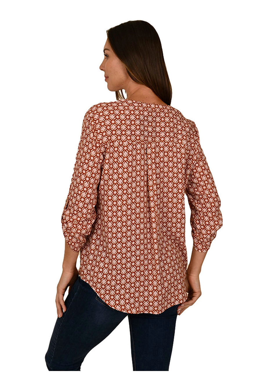 Blusa Dorgall Manga 3/4 Arremangable