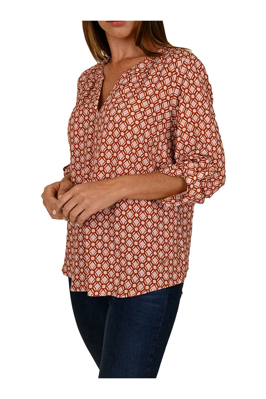 Blusa Dorgall Manga 3/4 Arremangable