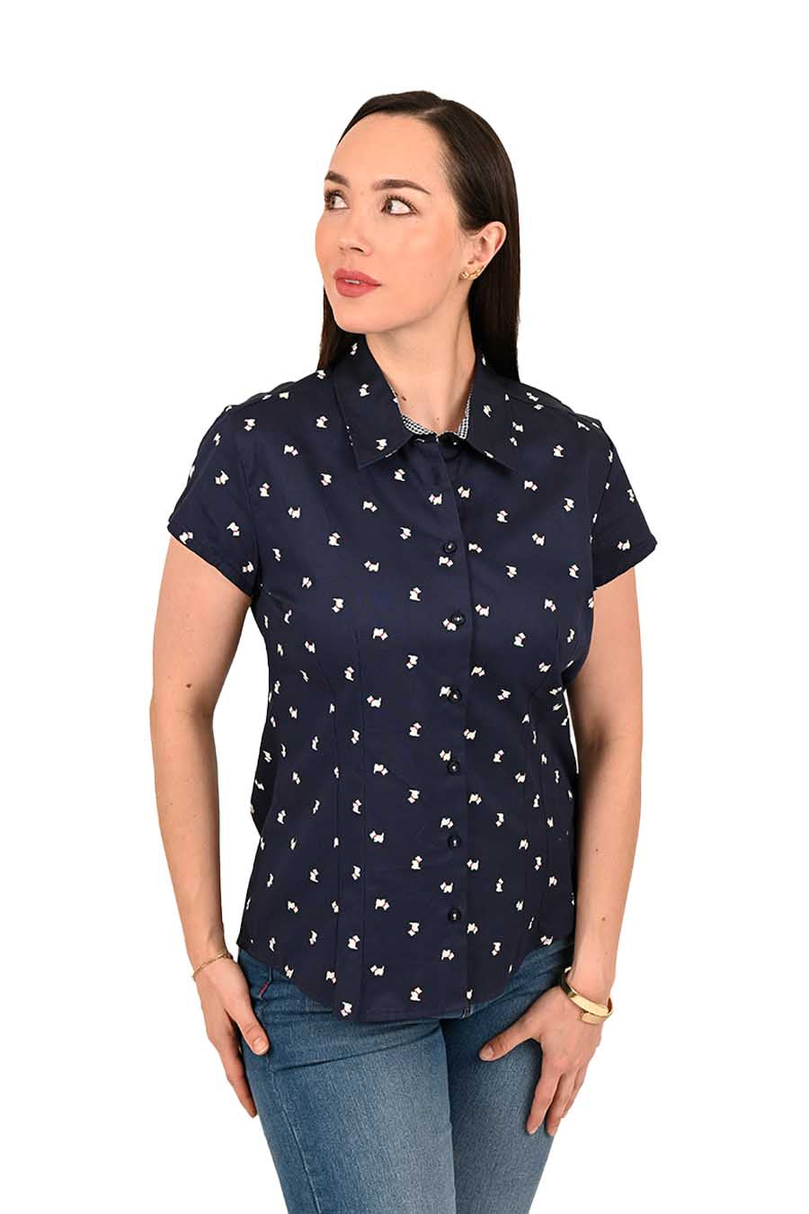 Blusa Perritos manga corta