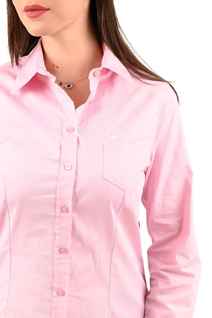 Blusa Oxford manga larga