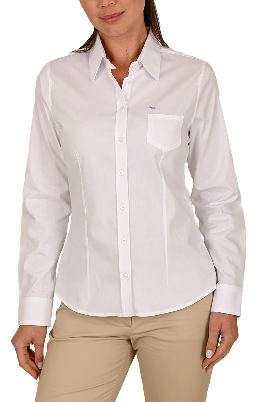 Blusa Oxford manga larga