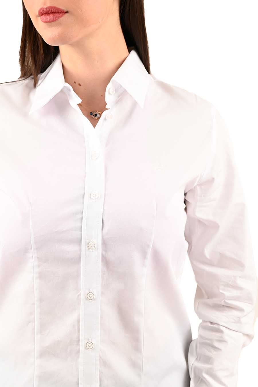 Blusa Fil a Fil manga larga