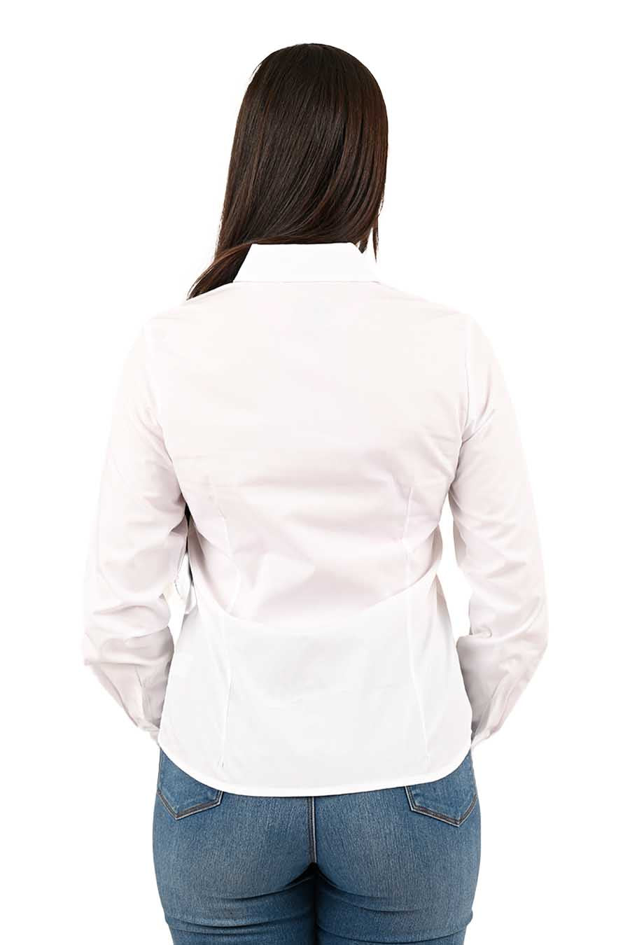 Blusa Fil a Fil manga larga