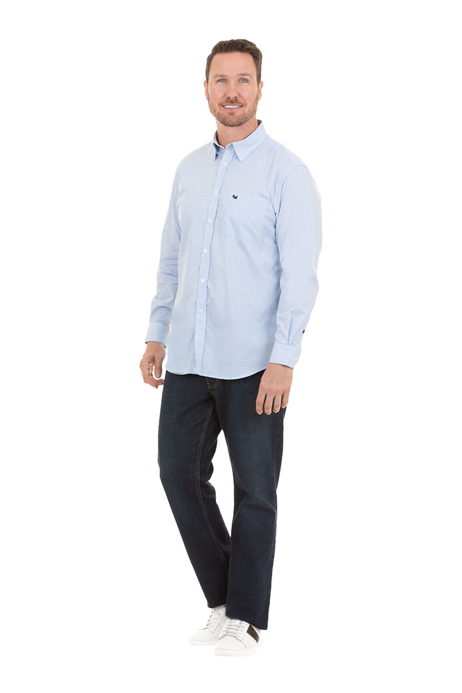 Camisa Caspar manga larga