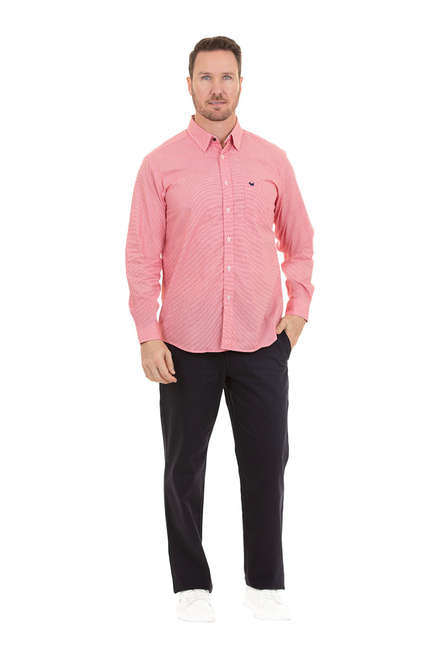 Camisa Caspar manga larga