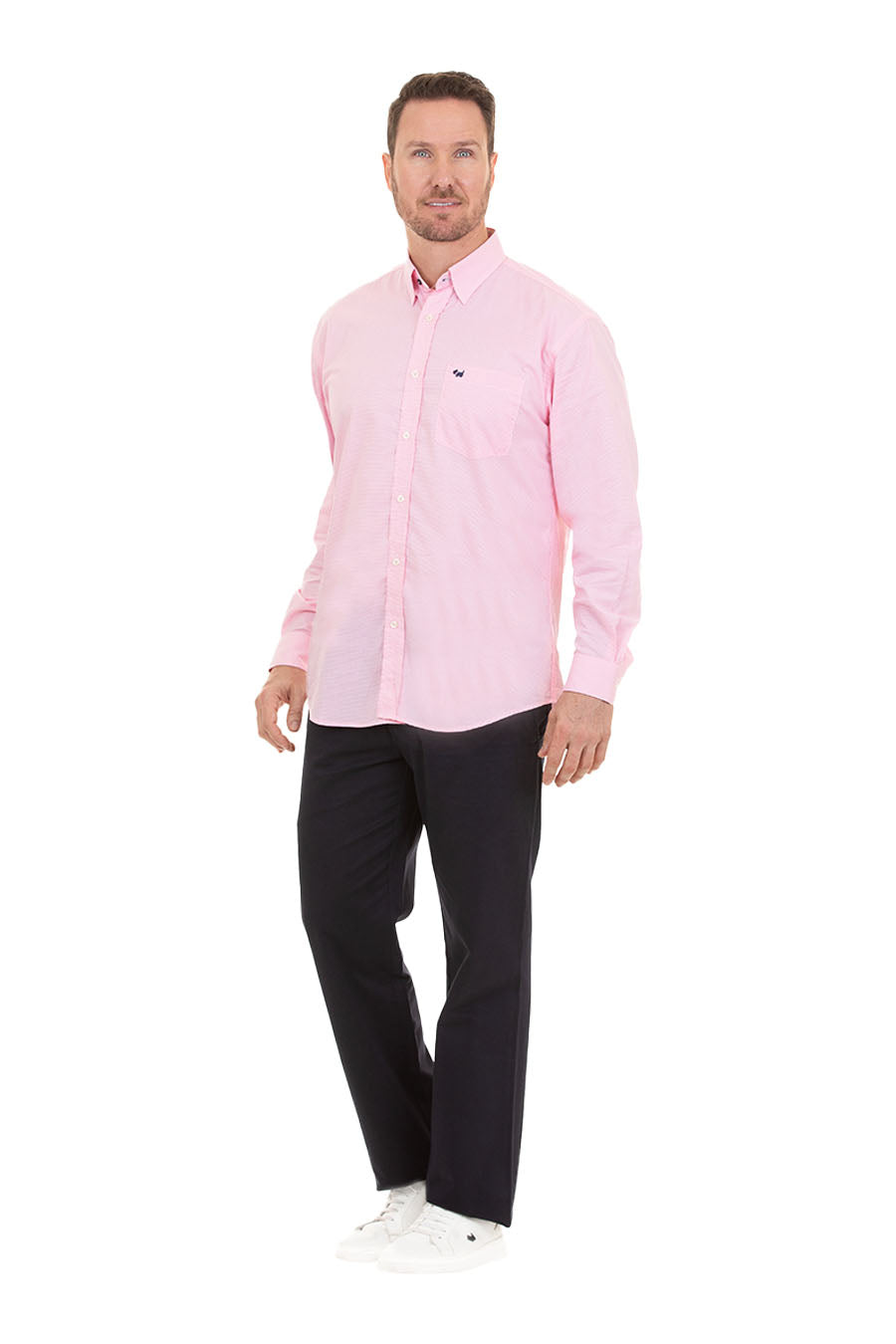 Camisa Caspar manga larga
