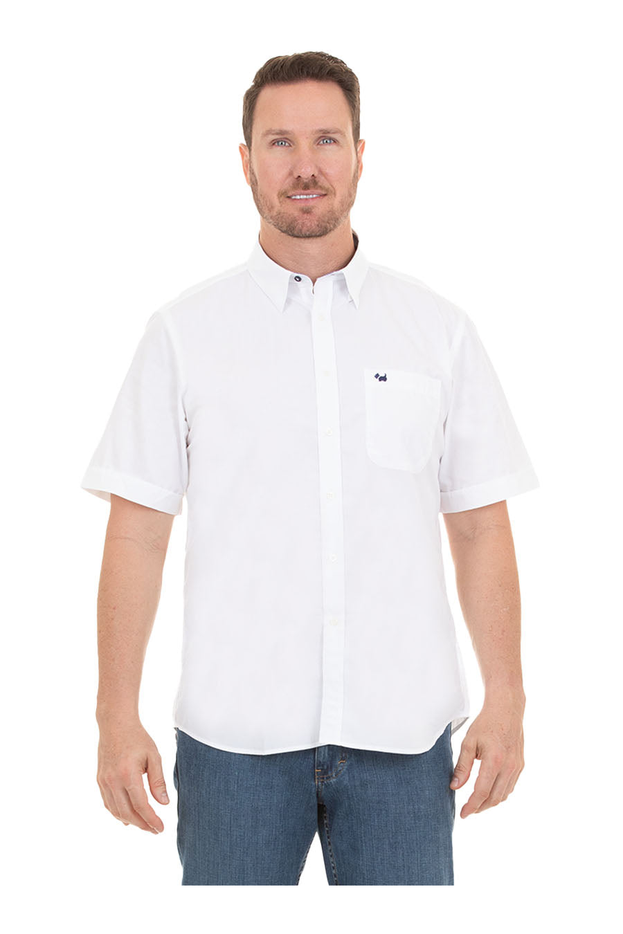 Camisa Fil a Fil manga corta