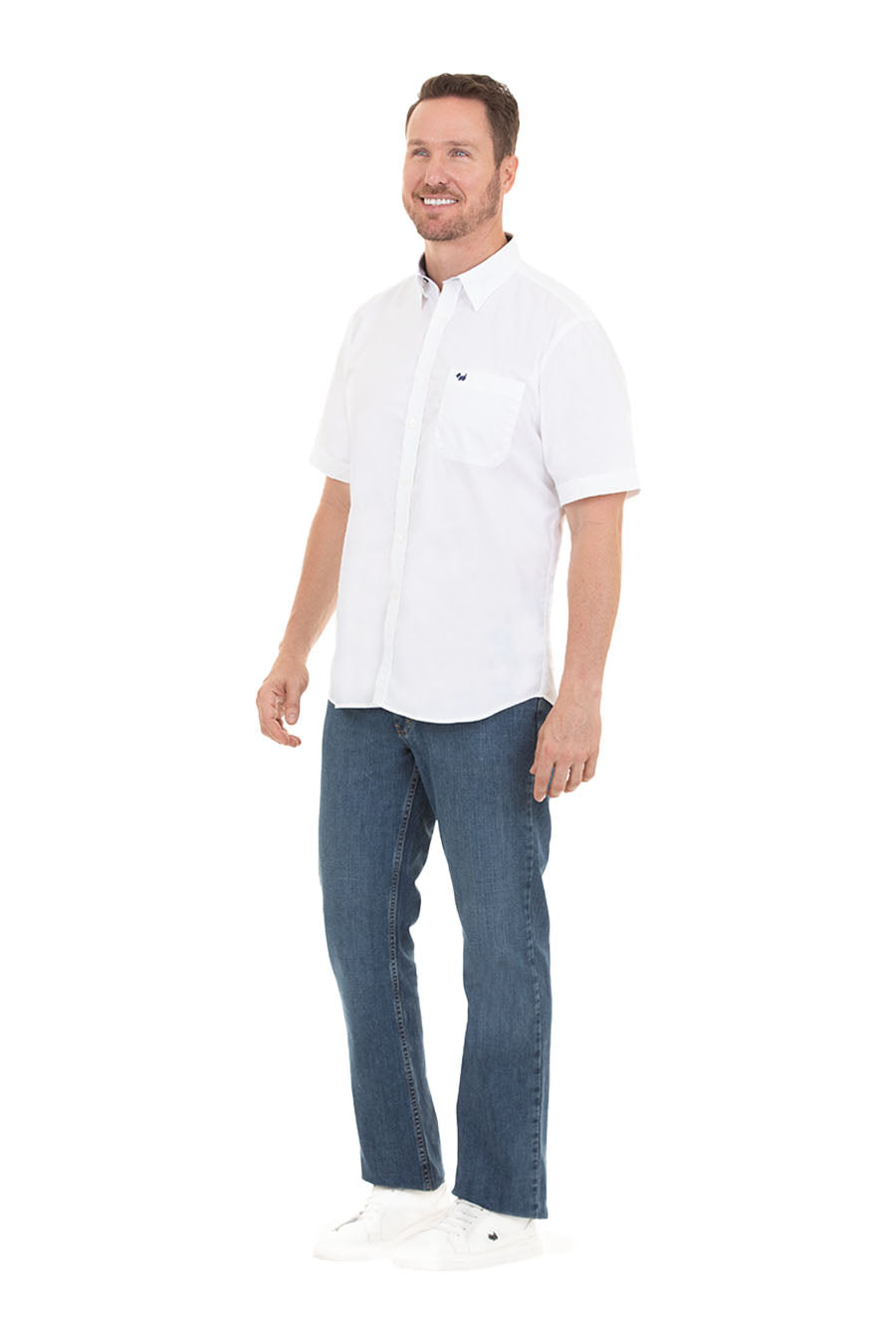 Camisa Fil a Fil manga corta
