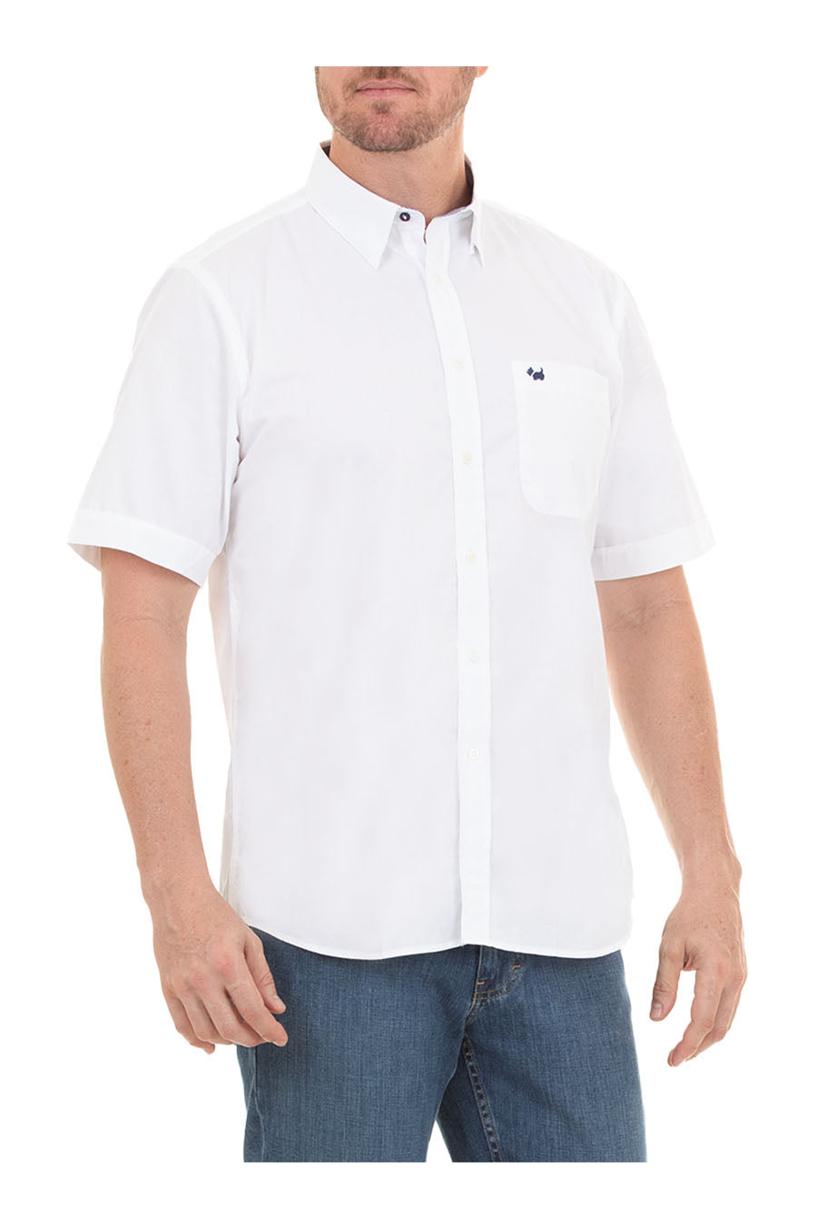 Camisa Fil a Fil manga corta
