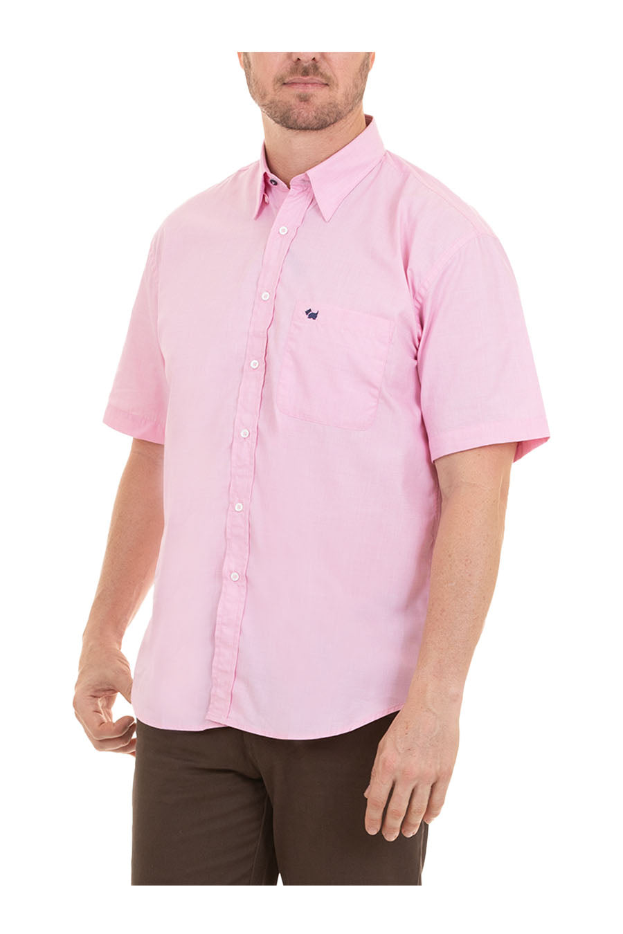 Camisa Fil a Fil manga corta