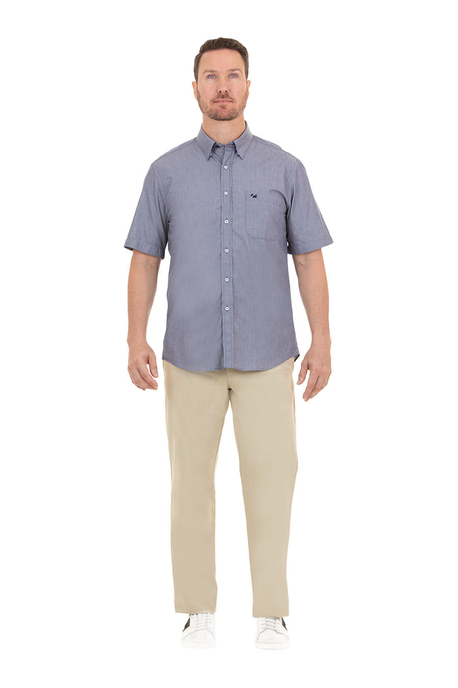 Camisa Fil a Fil manga corta