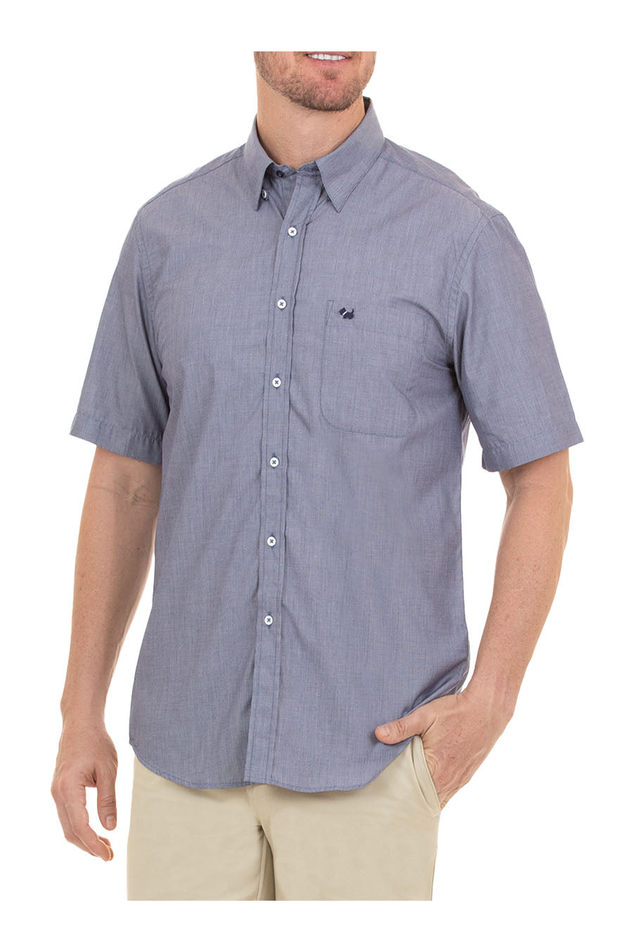 Camisa Fil a Fil manga corta