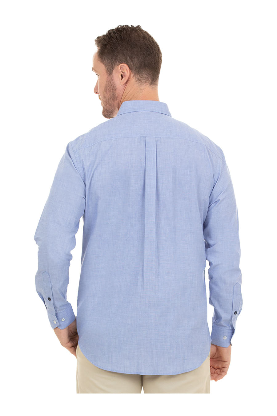 Camisa Fil a Fil manga larga