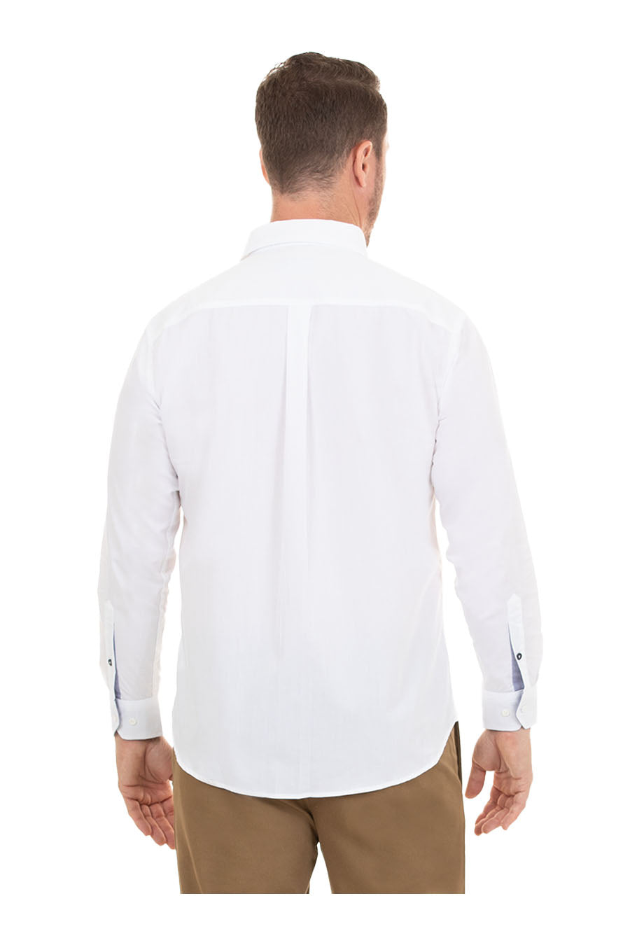 Camisa Fil a Fil manga larga